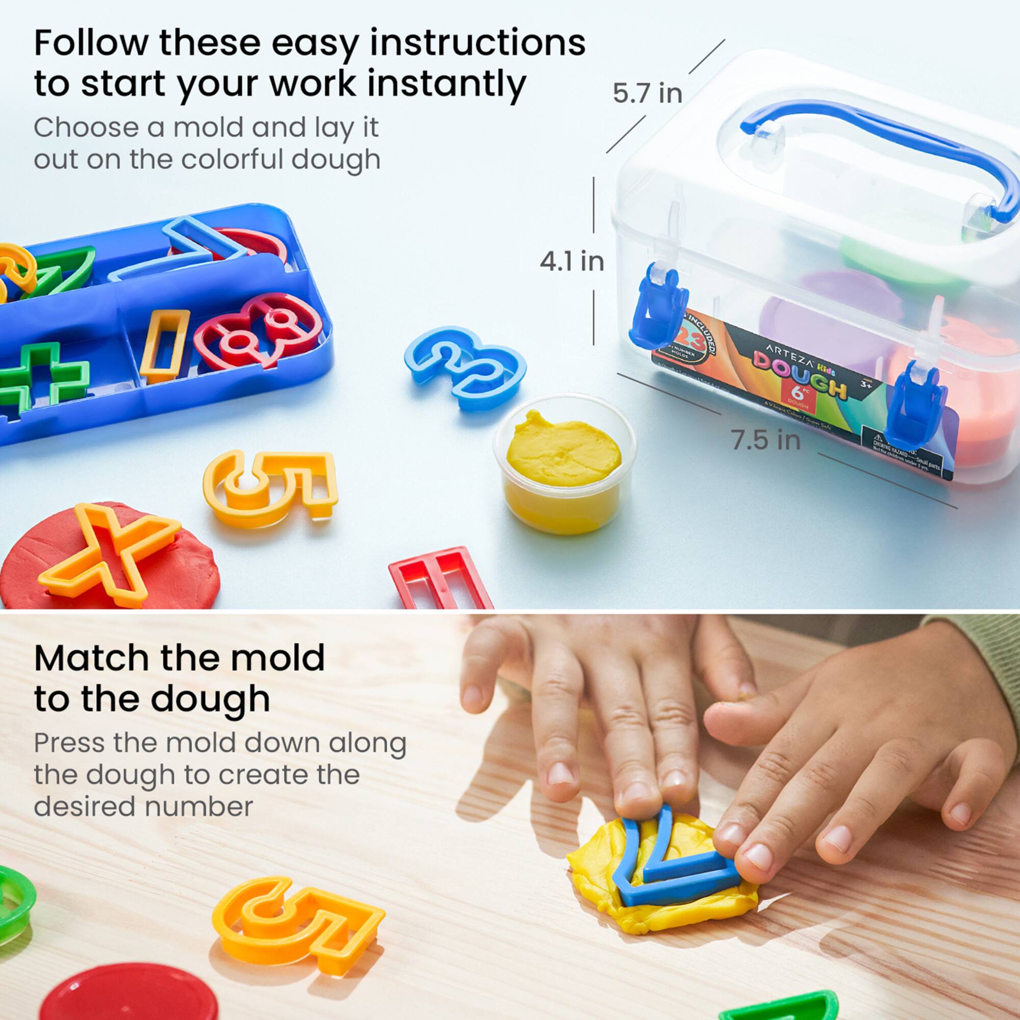 Arteza® Kids Numeric Dough Kit